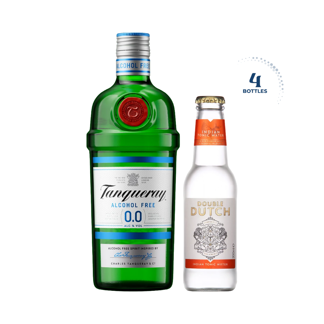 Tanqueray 0.0 &amp; Double Dutch Indian Tonic Bundle
