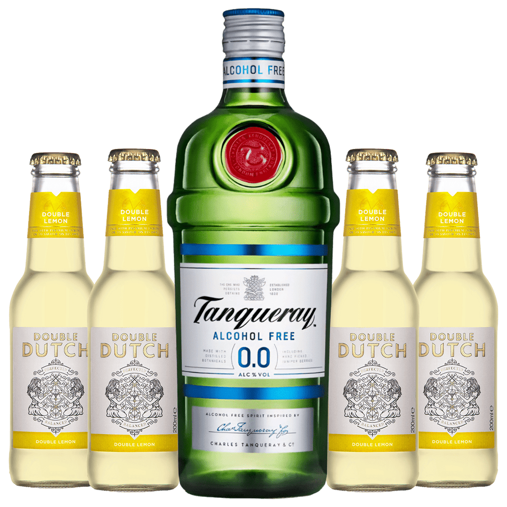 Tanqueray 0.0% & Double Dutch Double Lemon Tonic Bundle