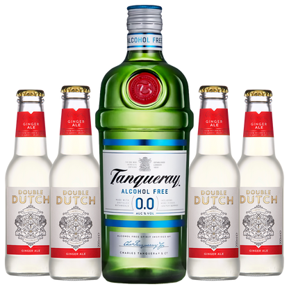 Tanqueray 0.0 &amp; Double Dutch Ginger Ale Tonic Bundle