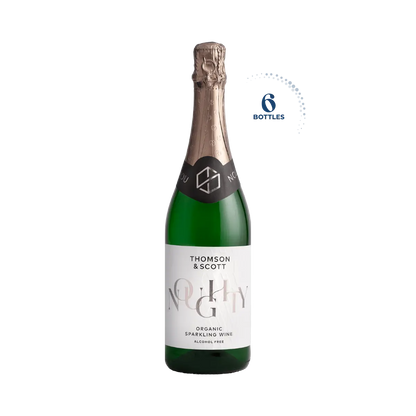 Thomson &amp; Scott Noughty Organic Non Alcoholic Sparkling Wine, Case 6x75cl