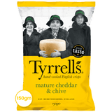 Tyrrell's Mature Cheddar & Chive Crisps 1x150 gm