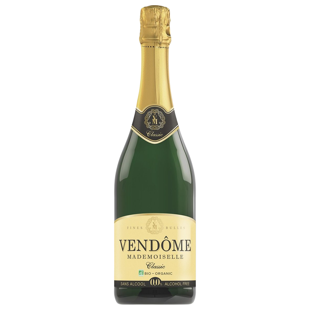Vendome Mademoiselle Classic Non Alcoholic Sparkling Wine, 750ml