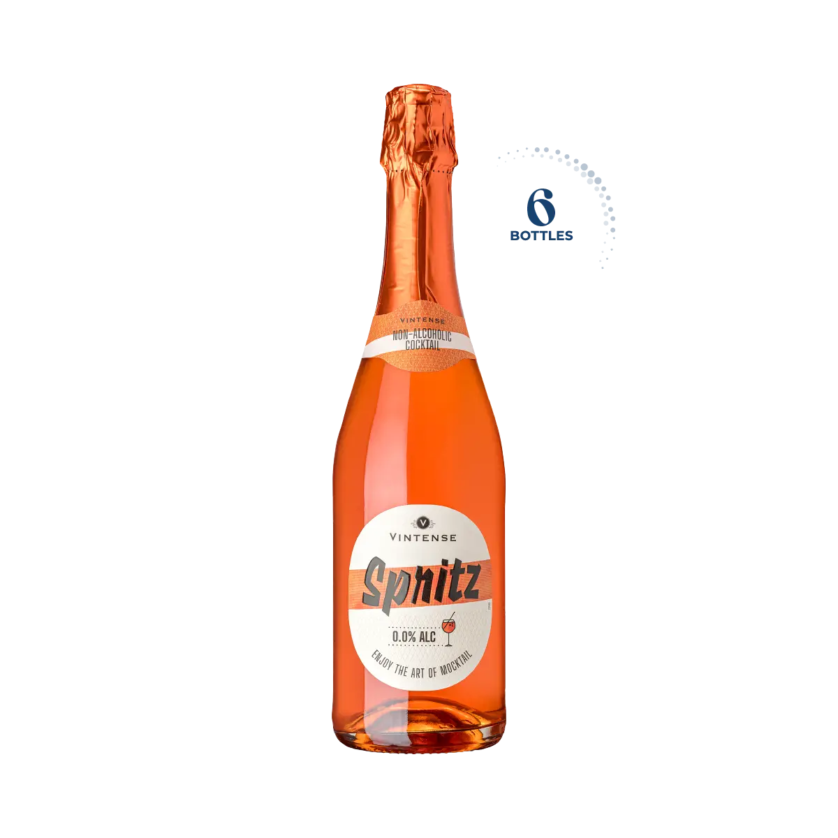 Vintense Spritz Non-Alcoholic Cocktail, Case 6x75cl