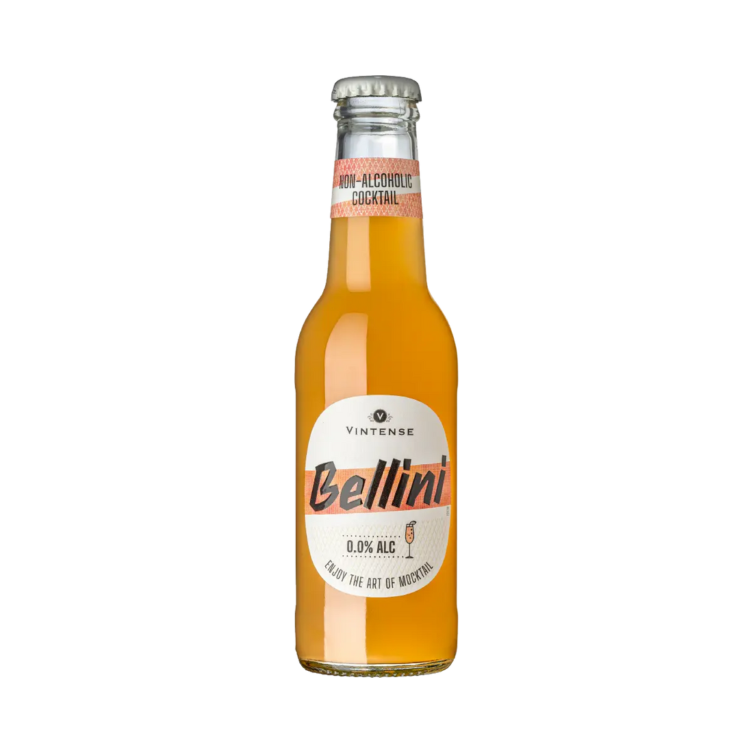 Vintense Bellini Non-Alcoholic Cocktail, 20cl