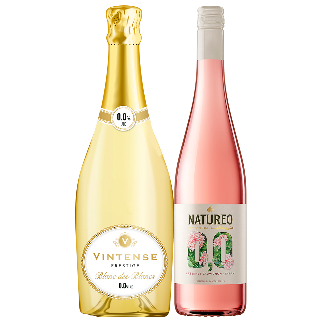 Vintense Cuvee Prestige & Natureo Rose Grape Beverage 0.0%, Case 2x75cl