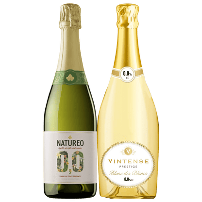Vintense Cuvee Prestige &amp; Natureo Sparkling Muscat Grape, Mixed Case 2x75cl