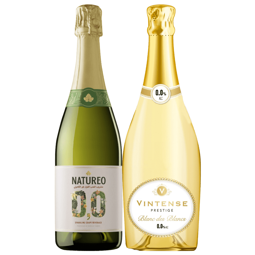 Vintense Cuvee Prestige & Natureo Sparkling Muscat Grape, Mixed Case 2x75cl