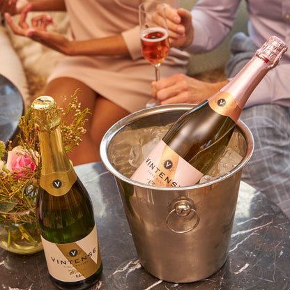 Vintense Fines Bulles Rosé Non Alcoholic Sparkling, 6x750ml