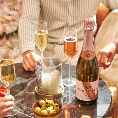 Vintense Fines Bulles Rosé Non Alcoholic Sparkling, 6x750ml