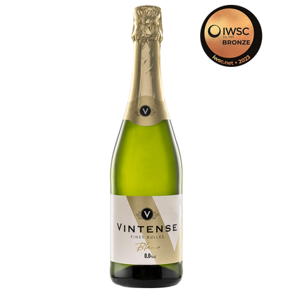 Vintense Fines Bulles Blanc Non Alcoholic Sparkling, 750ml