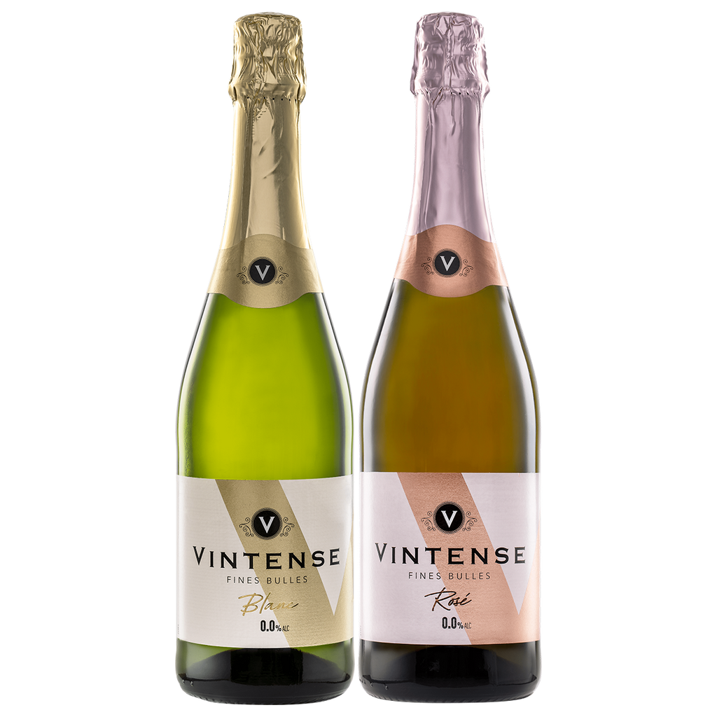 Vintense Fines Bulles Non-Alcoholic Sparkling Taster Bundle, Case 2x75cl