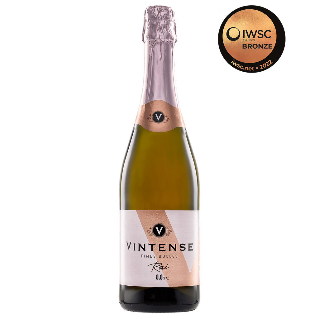 Vintense Fines Bulles Rosé Non Alcoholic Sparkling, 750ml