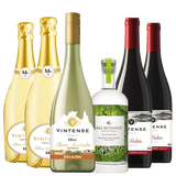 Vintense Wines and Bax Botanics Verbena Taster Bundle, Mixed Case 6x50cl/75cl