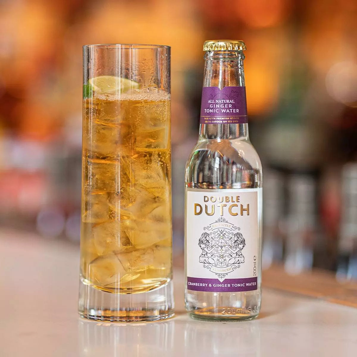 Double Dutch Cranberry &amp; Ginger Tonic, Case 4x200ml