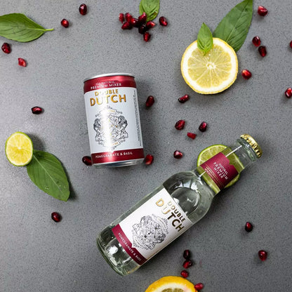 Double Dutch Pomegranate &amp; Basil Tonic, Case 4x200ml
