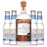 Bax Botanics Sea Buckthorn Non Alcoholic Spirit & Double Dutch Skinny Tonic Water, 1x50cl/4x20cl