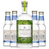 Bax Botanics Verbena Non Alcoholic Spirit & Double Dutch Skinny Tonic Water, 1x50cl/4x20cl