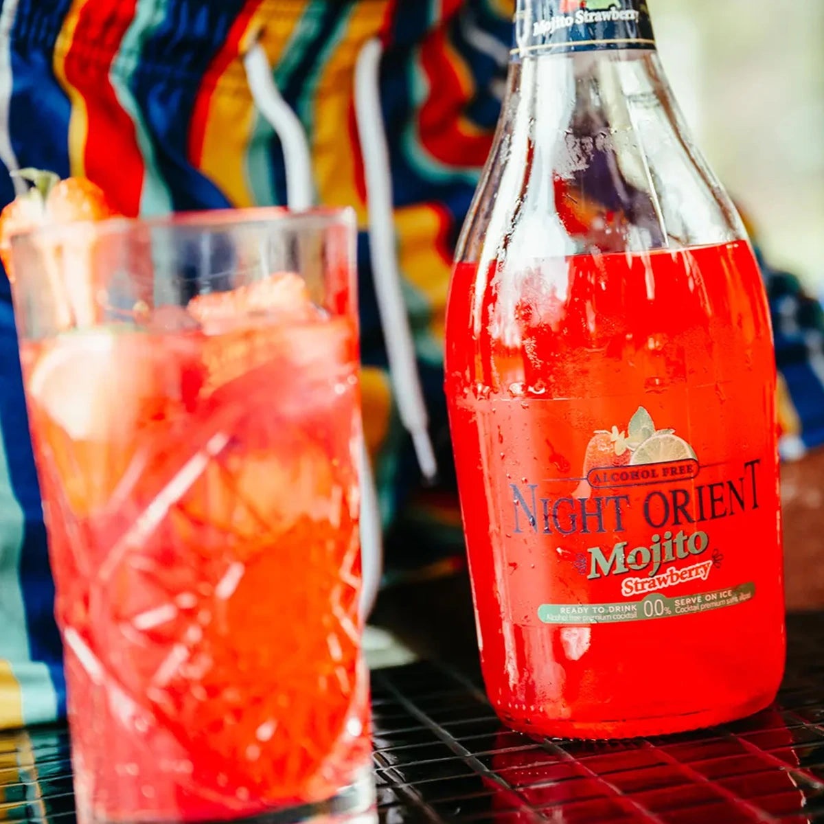 Night Orient Mojito Strawberry Non Alcoholic Cocktail, 75cl