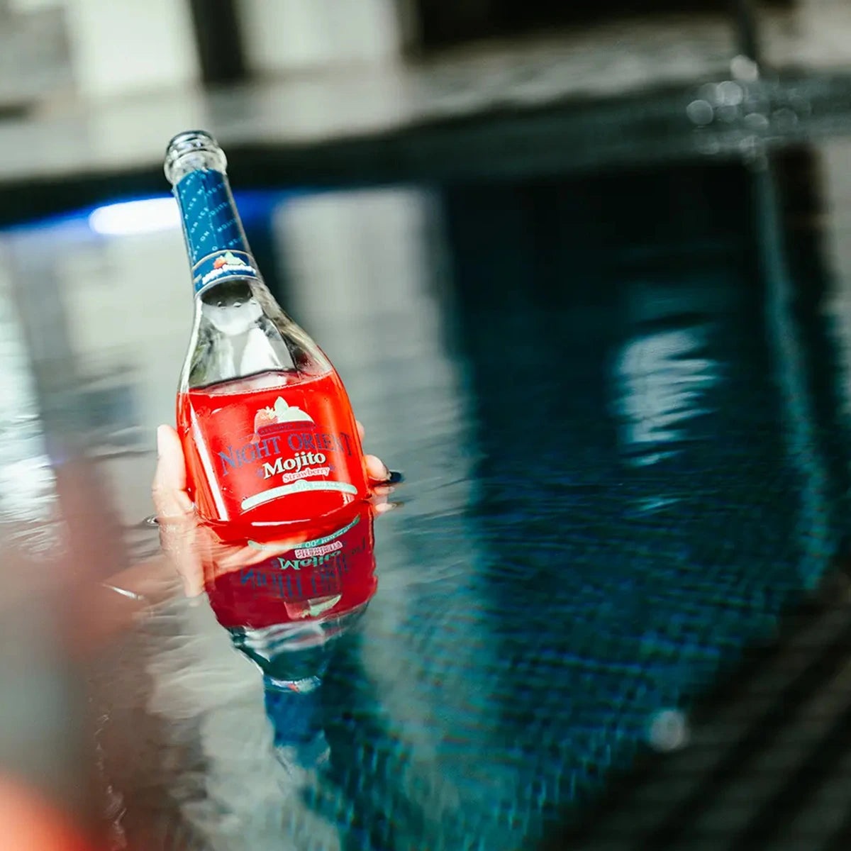 Night Orient Mojito Strawberry Non Alcoholic Cocktail, 75cl