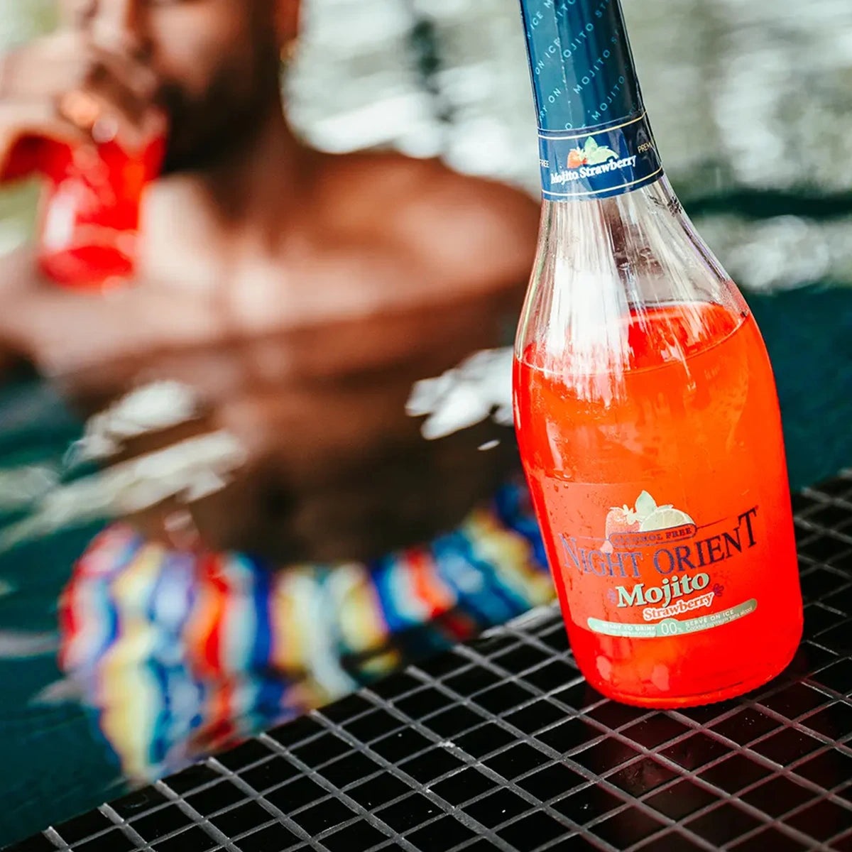 Night Orient Mojito Strawberry Non Alcoholic Cocktail, 75cl