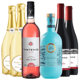 Vintense Wines and Sea Arch Coastal Juniper Taster Bundle, Mixed Case 6x70cl/75cl