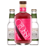 Crossip Non Alcoholic Pure Hibiscus & Double Dutch Cucumber & Watermelon Tonic, 50cl/2x20cl