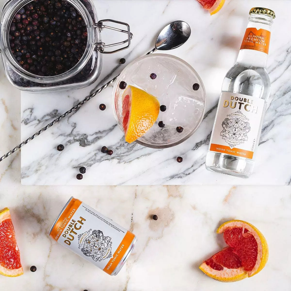 Double Dutch Indian Tonic Water, Case 12x200ml