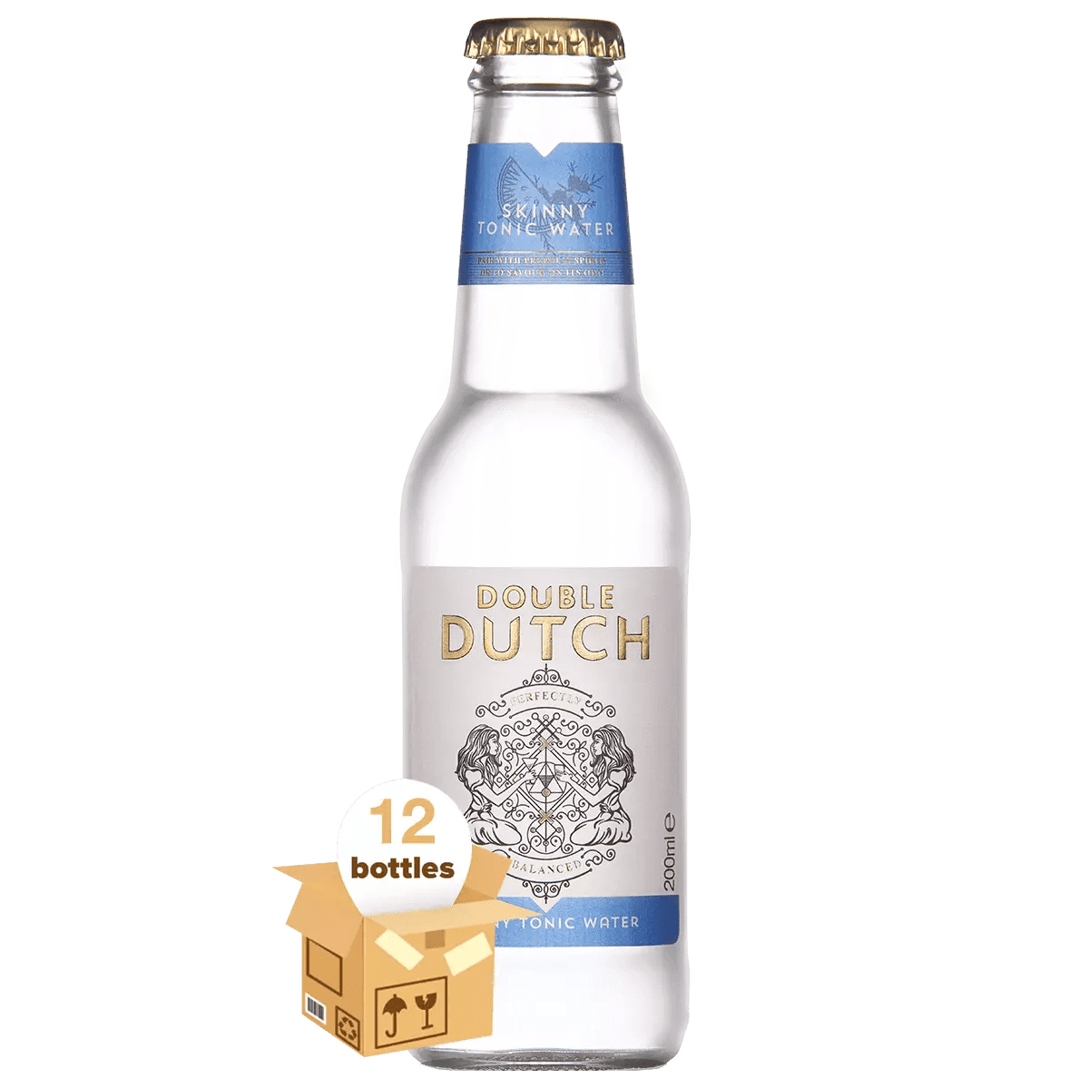 Double Dutch Skinny Tonic Water, Case 12x200ml