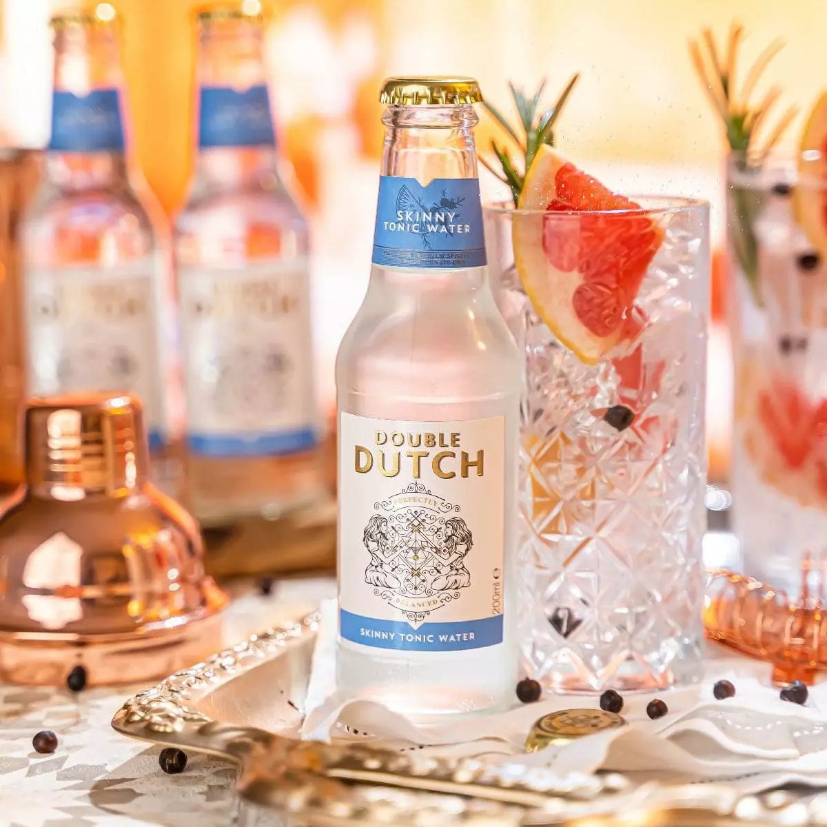 Double Dutch Skinny Tonic Water, Case 12x200ml