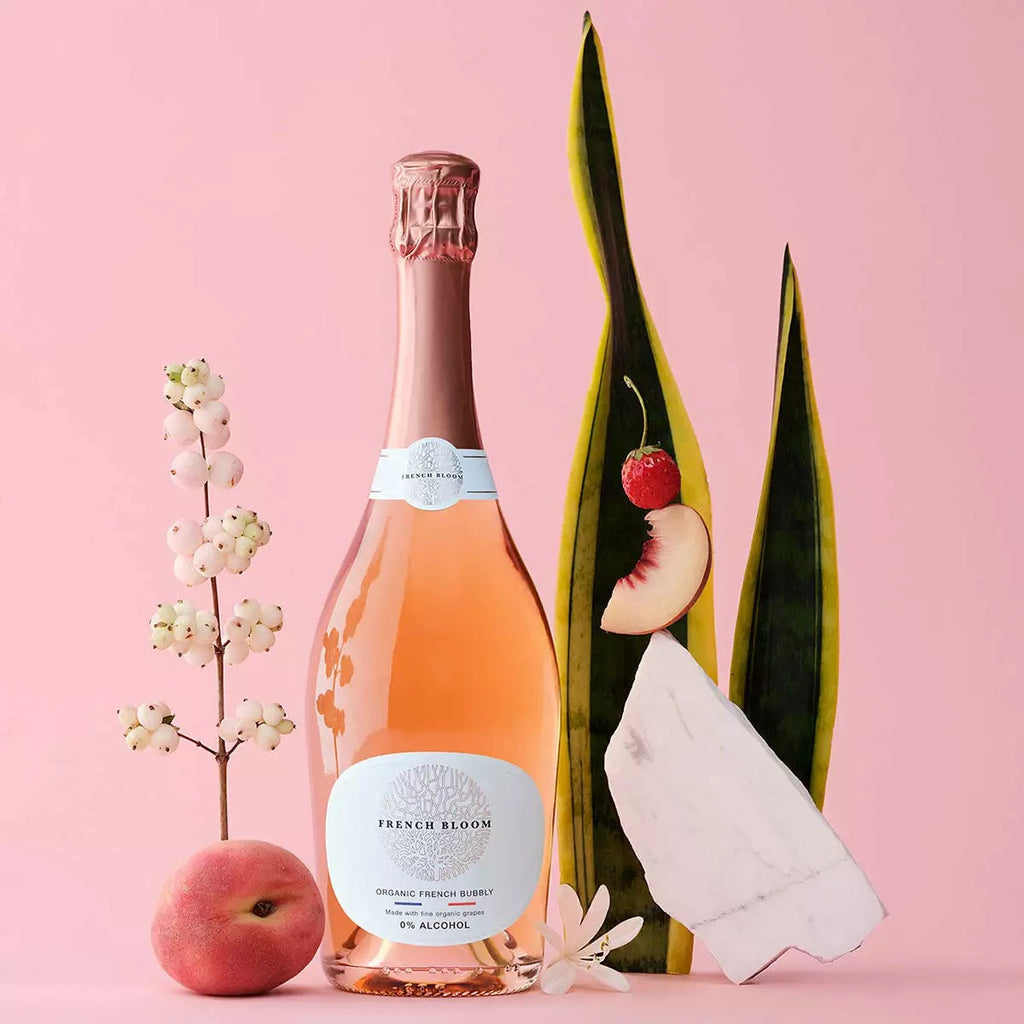 French Bloom Le Blanc & Le Rosé Non Alcoholic Sparkling Wine, 3x75cl