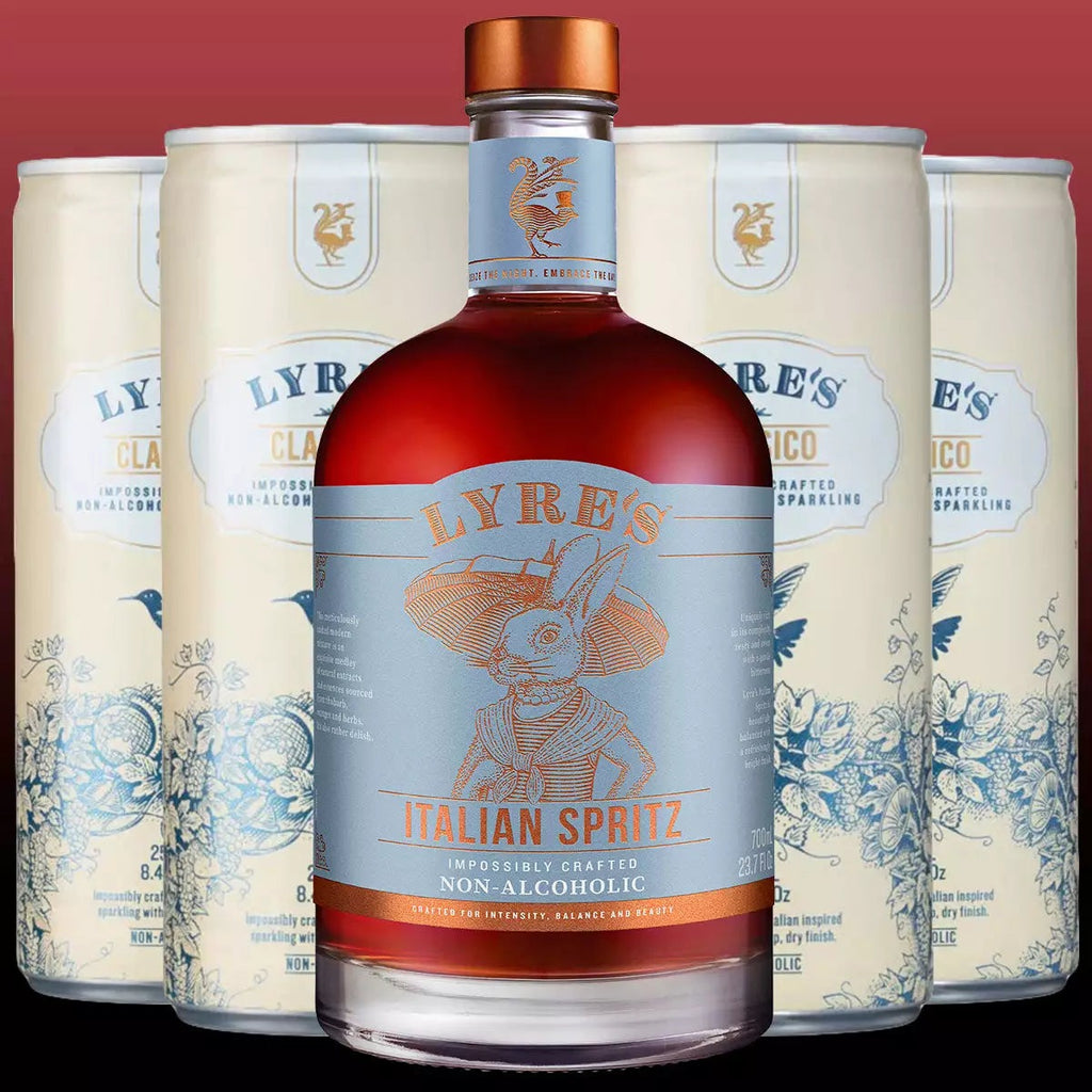 Lyre's Amalfi Non Alcoholic Spritz Set, 1x70cl/4x25cl