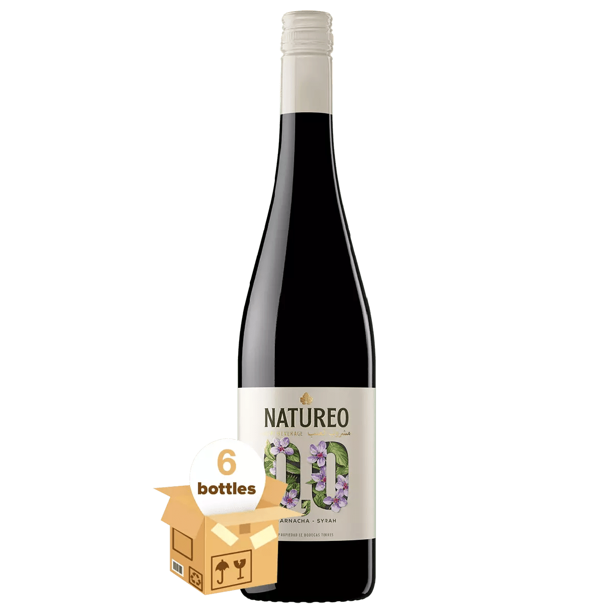 Natureo Garnacha Syrah Grape Beverage 0.0%, Case 6x75cl
