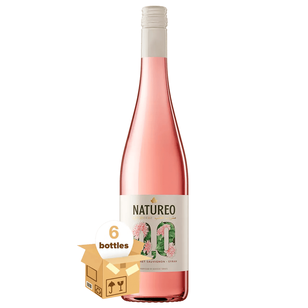 Natureo Rose Grape Beverage 0.0%, Case 6x75cl