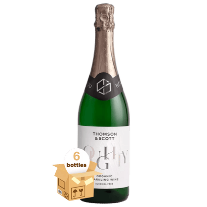 Thomson &amp; Scott Noughty Organic Non Alcoholic Sparkling Wine, Case 6x75cl