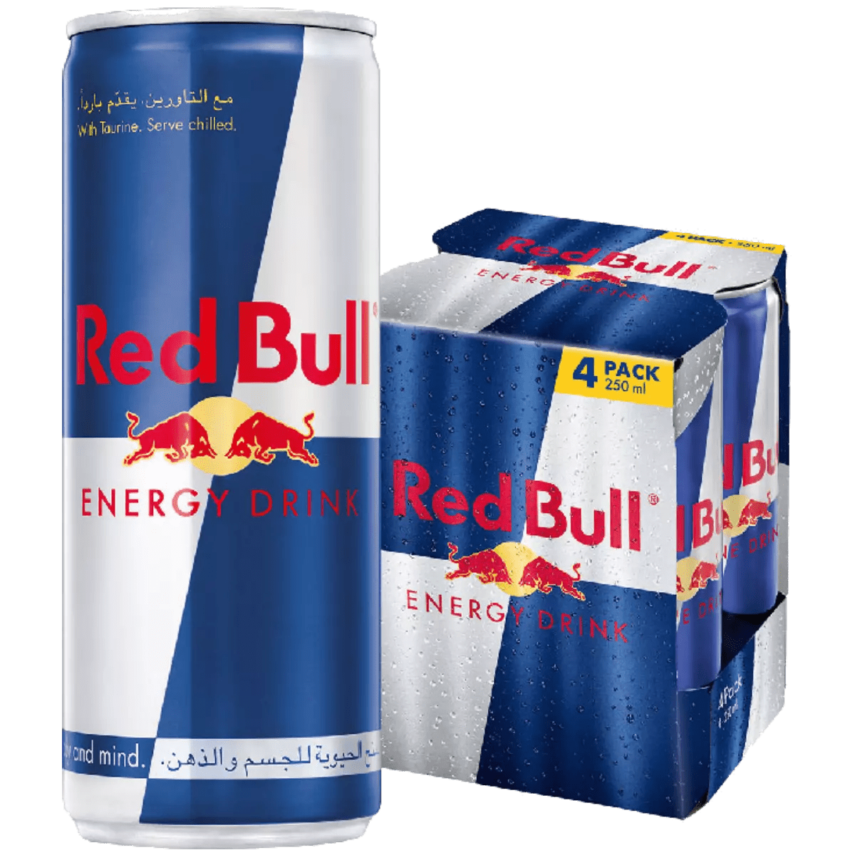 Red Bull Energy Drink, 250ml 4pack