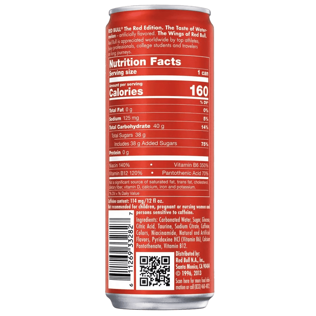 Red Bull Energy Drink, Watermelon, 250ml