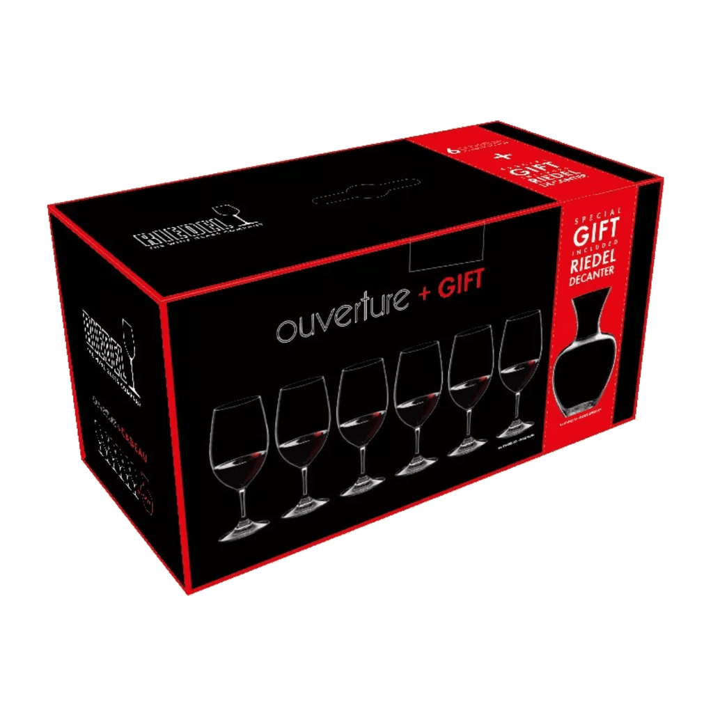 Riedel Overture Glasses + Free Gift, Set of 7