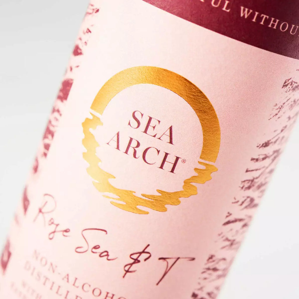 Sea Arch Rose Sea & T Non Alcoholic Gin & Tonic, Case 6x250ml