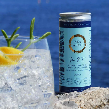 Sea Arch Sea &amp; T Non Alcoholic Gin &amp; Tonic, Case 6x250ml