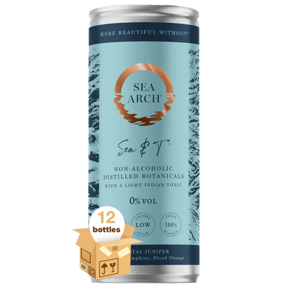 Sea Arch Sea &amp; T Non Alcoholic Gin &amp; Tonic, Case 12x250ml