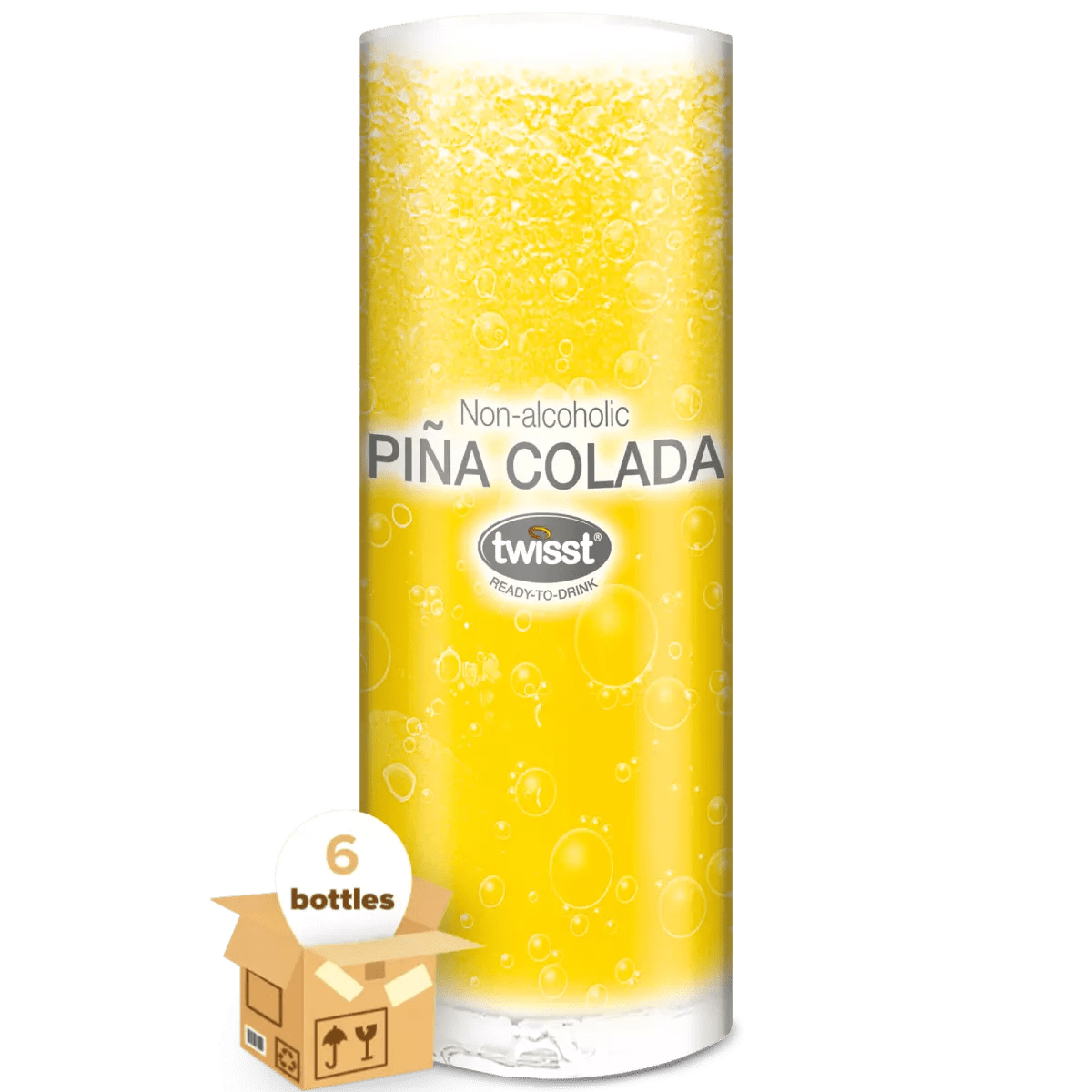 Twisst Pina Colada Non Alcoholic Cocktail, Case 6x240ml