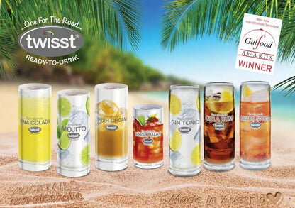 Twisst Pina Colada Non Alcoholic Cocktail, Case 6x240ml