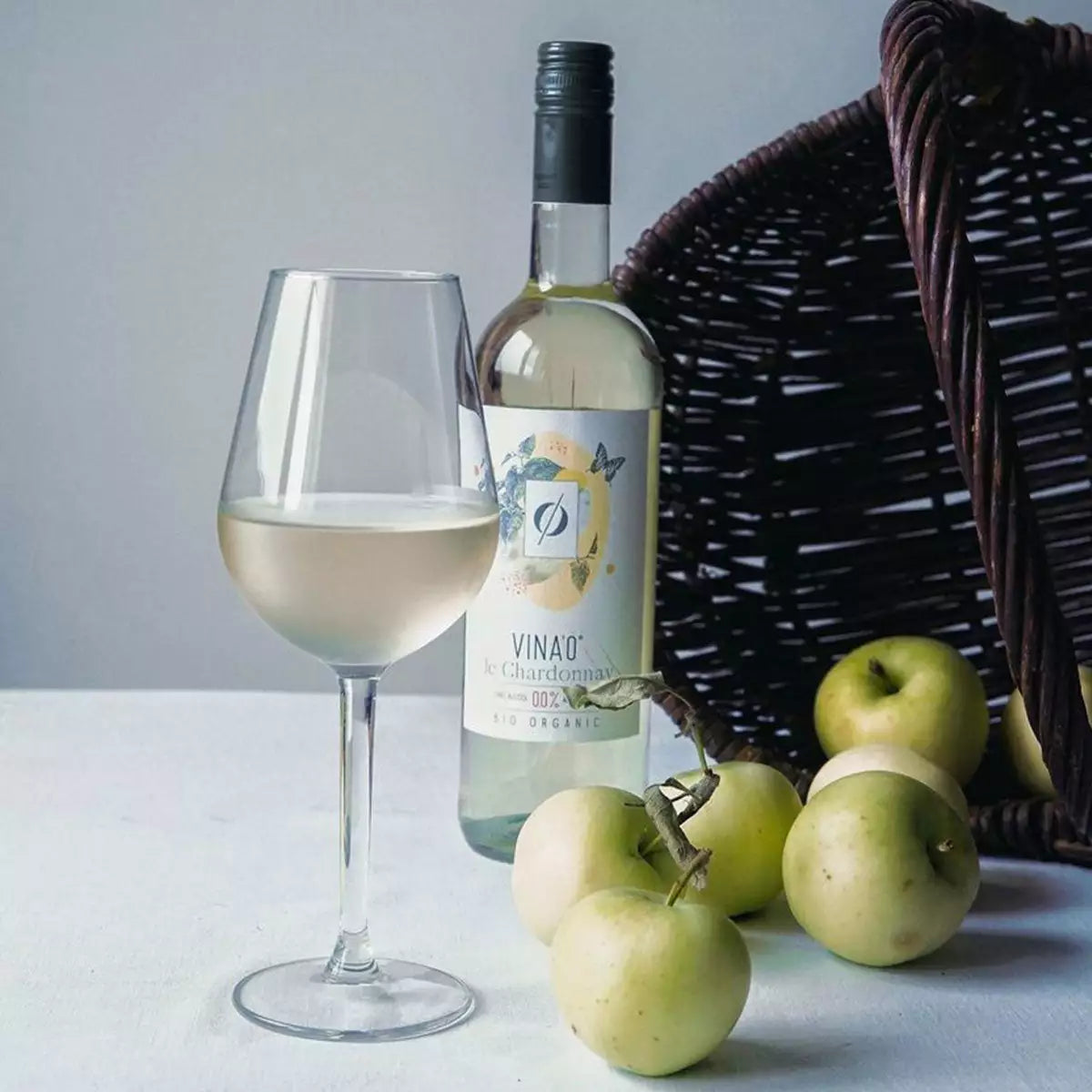 VINA’0° le Chardonnay Organic Non Alcoholic Wine, 75cl